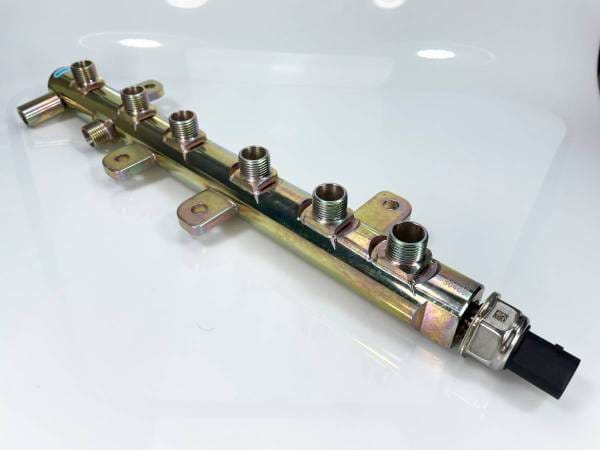 Exergy 13-16 Dodge Cummins 6.7 Replacement Fuel Rail (Complete w/Sensor & PRV) - E06 20450