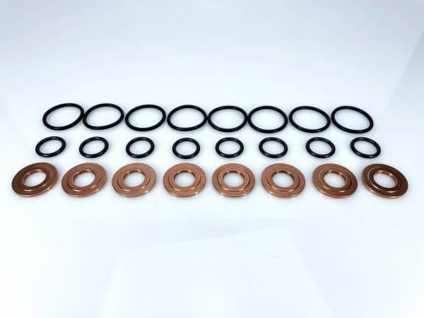 Exergy 01-04 Chevrolet Duramax LB7 Seal Kit (O-Ring & Copper Gasket) (Set of 8) - E05 10101