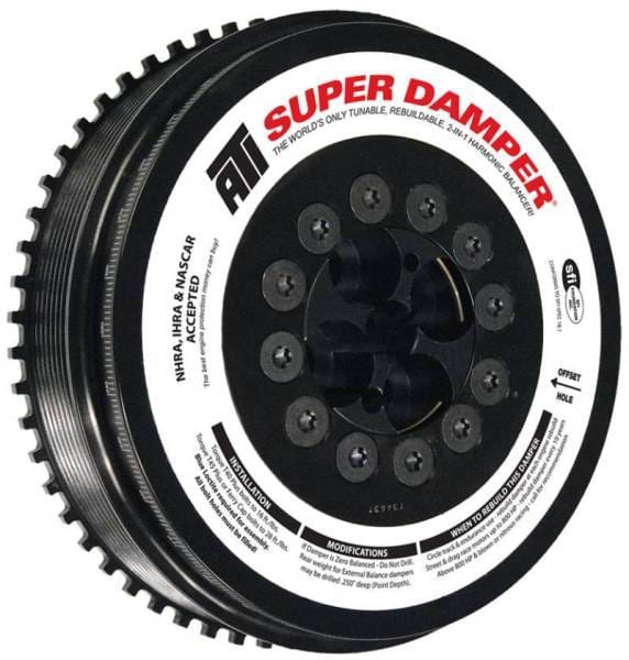 ATI Damper - 7.98in - Steel - 8 Grv - Cummins - 07.5-15 6.7L w/Reluctor Wheel - 3 Ring Hvy - Diesel - ATI917375