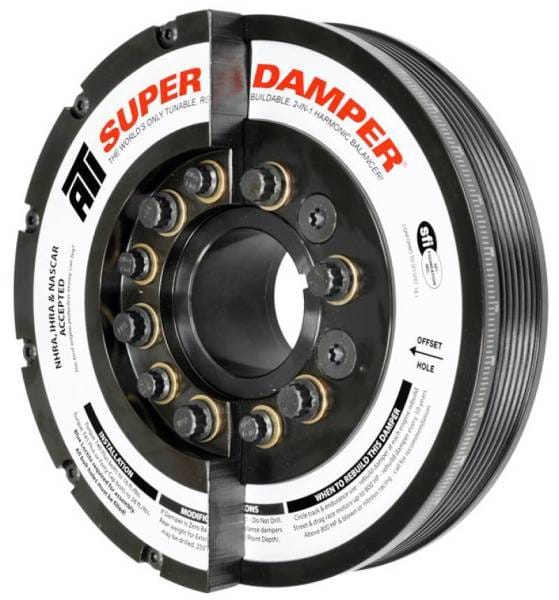 ATI Damper - 7.425in - Steel - 6 Grv - Duramax - 11+ - LML & LGH - Ext Bal - Diesel - 3 Ring - ATI917376