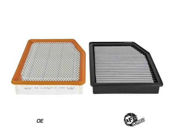 aFe MagnumFLOW Pro DRY S OE Replacement Filter 2019 GM Silverado/Sierra 1500 V6-2.7L/4.3L/V8-5.3 - 31-10292 thumbnail 3