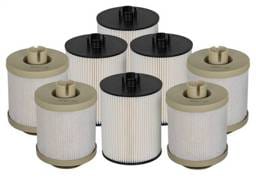 aFe Pro GUARD D2 Fuel Filter 08-10 Ford Diesel Trucks V8 6.4L (td) (4 Pack) - 44-FF013-MB