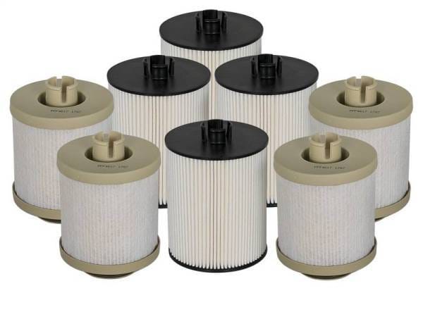 aFe Pro GUARD D2 Fuel Filter 08-10 Ford Diesel Trucks V8 6.4L (td) (4 Pack) - 44-FF013-MB