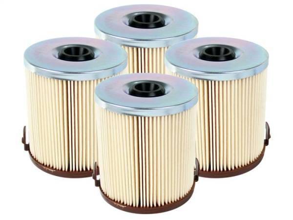 aFe Pro GUARD D2 Fuel Filter 94-97 Ford Diesel Trucks V8 7.3L (td-di) (4 Pack) - 44-FF009-MB