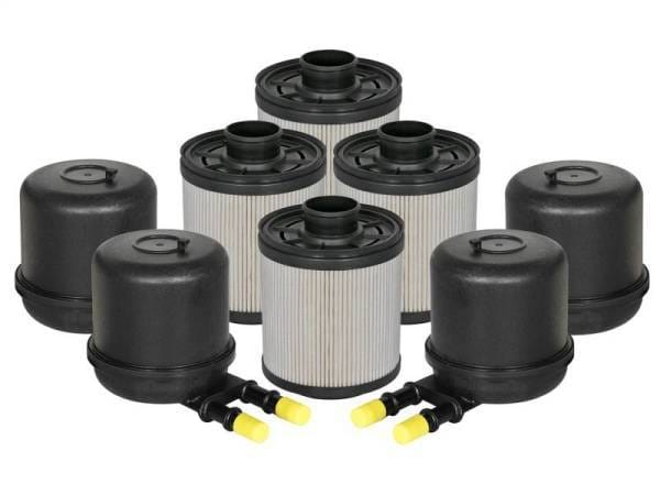 aFe Pro GUARD D2 Fuel Filter 11-17 Ford Diesel Trucks V8 6.7L (td) (4 Pack) - 44-FF014-MB