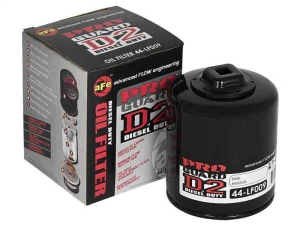 aFe Pro GUARD D2 Oil Filter 03-06 GM Trucks V8 4.8L/5.3L/6.0L (4 Pack) - 44-LF009-MB thumbnail 3
