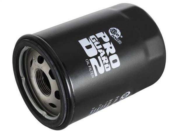 aFe ProGuard D2 Oil Filter (4 Pack) 11-13 Ford F-150 V6 3.5/3.7L / V8 5.0L (w/ 3/8in Ratchet Drive) - 44-LF025-MB thumbnail 2