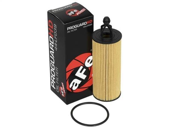 aFe Pro GUARD HD Oil Filter 2018+ Jeep Wrangler (JL) V6 3.6L (4 Pack) - 44-LF039-MB thumbnail 2