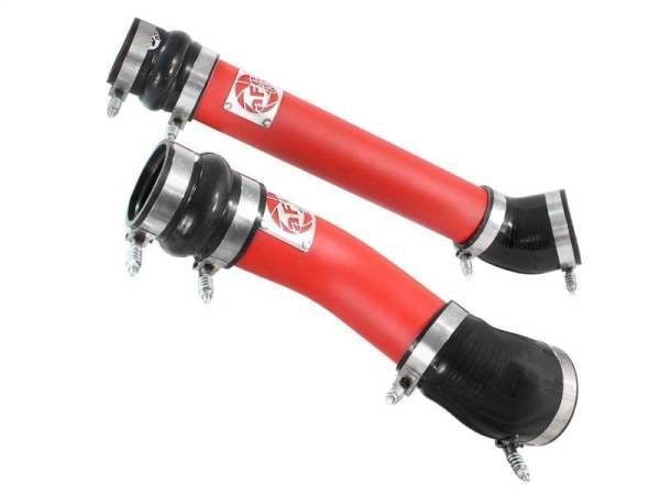 aFe Bladerunner Intercooler Tubes Hot & Cold Side 3.5in 94-02 Dodge Diesel Trucks L6-5.9L (td) - Red - 46-20064-R thumbnail 4