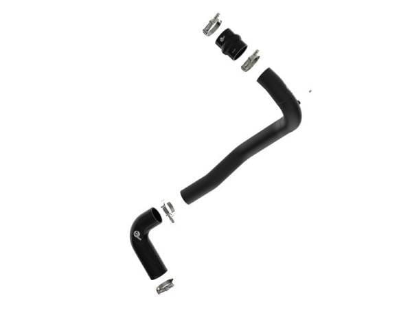 afe 08-10 Ford Trucks V8-6.4L (td) BladeRunner 3 IN Aluminum Hot Charge Pipe - Black - 46-20079-B thumbnail 6