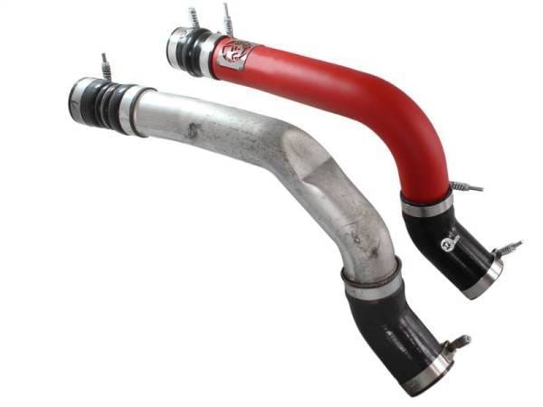 aFe BladeRunner 3in Red Intercooler Tubes Hot & Cold Side Kit for 13-14 Dodge RAM Diesel 6.7L (td) - 46-20134-R thumbnail 6