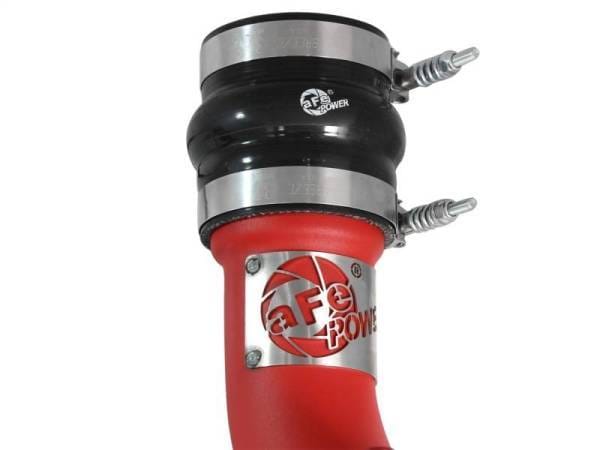 aFe BladeRunner 3in Red Intercooler Tube Hot Side w/Couplings 13-14 Dodge RAM Diesel 6.7L (td) - 46-20138-R thumbnail 5
