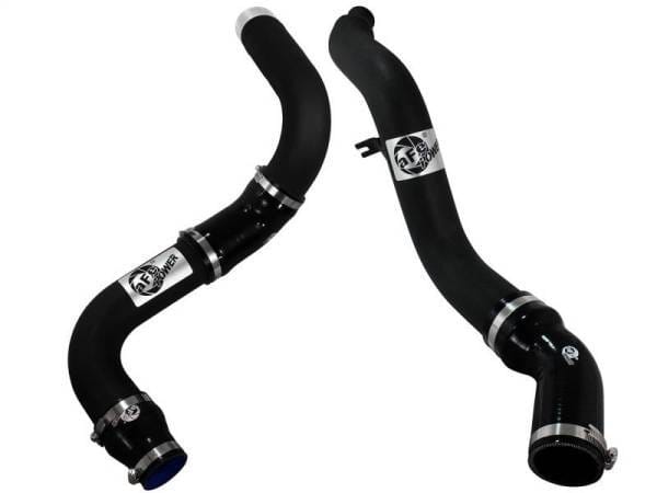 aFe Bladerunner 3in Black Intercooler Hot and Cold Side Tubes 14-15 Dodge Ram 1500 EcoDiesel V6 3.0L - 46-20174-B