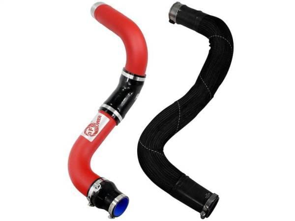 aFe Bladerunner 3in Red Intercooler Cold Side w/ Couplings Ram 1500 EcoDiesel 2014 V6 3.0L - 46-20179-R thumbnail 4