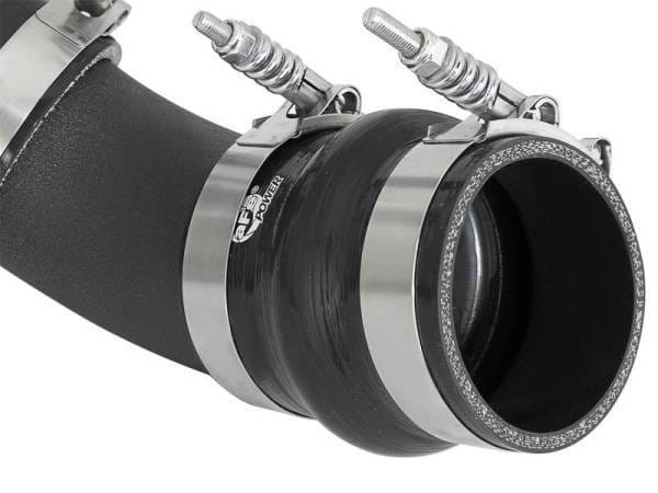 aFe BladeRunner 3in/3-1/2in Black Intercooler Tubes Hot/Cold 2017 GM Diesel Trucks V8 6.6L (td) L5P - 46-20334-B thumbnail 2
