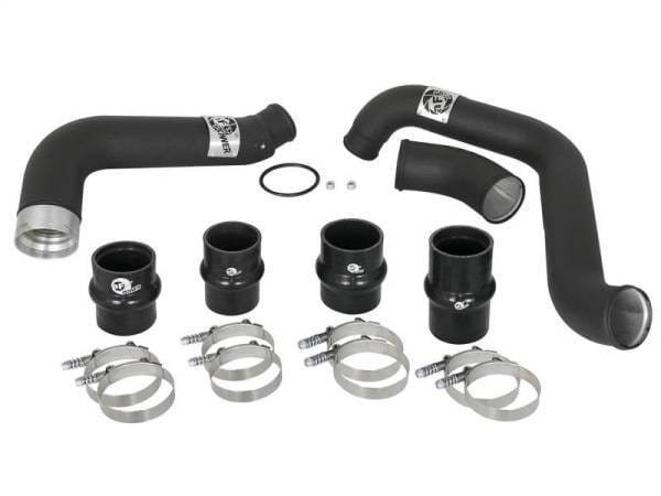 aFe BladeRunner 3in/3-1/2in Black Intercooler Tubes Hot/Cold 2017 GM Diesel Trucks V8 6.6L (td) L5P - 46-20334-B thumbnail 5