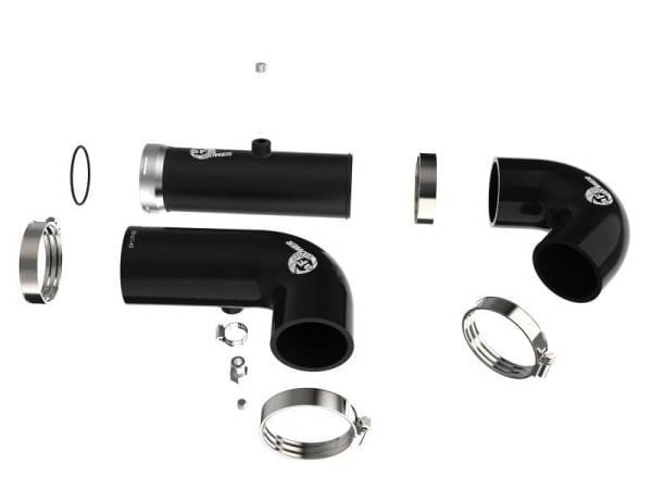 aFe BladeRunner Intercooler Hot & Cold Side Tubes Combo 20-21 GM Trucks 3.0L (td) - Black - 46-20454-B thumbnail 5