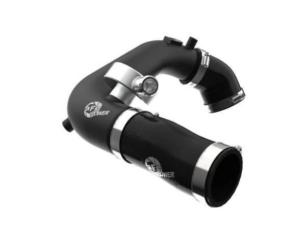 aFe BladeRunner 2 1/2in Intercooler Hot Side Charge Pipe 18-21 Jeep Wrangler JL L4-2.0L (t) - Black - 46-20468-B