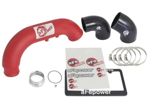 aFe BladeRunner 3in Red IC Tube Cold Side w/ Coupling & Clamp Kit 2016 GM Colorado/Canyon 2.8L - 46-20269-R thumbnail 9
