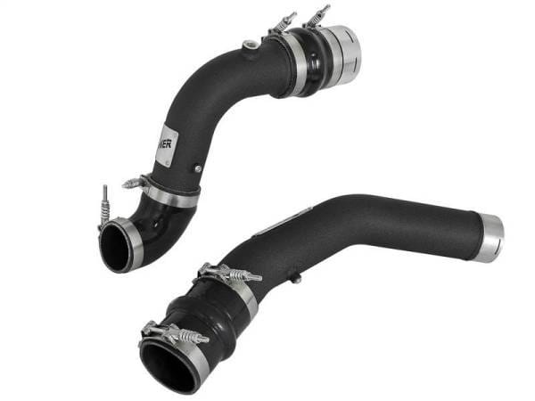 aFe Bladerunner 3in Hot and Cold Side Black Intercooler Tubes 2017 Ford Diesel Trucks V8 6.7L (td) - 46-20314-B thumbnail 4