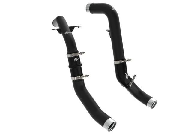 aFe RAM 1500 20-22 V6-3.0L (td) BladeRunner 2-1/2 in & 3in Aluminum Hot & Cold Charge Pipe Kit Black - 46-20594-B
