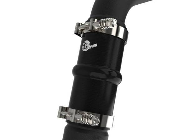 aFe RAM 1500 20-22 V6-3.0L (td) BladeRunner 2-1/2 in & 3in Aluminum Hot & Cold Charge Pipe Kit Black - 46-20594-B thumbnail 4