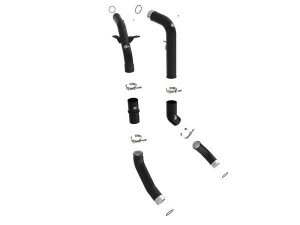 aFe RAM 1500 20-22 V6-3.0L (td) BladeRunner 2-1/2 in & 3in Aluminum Hot & Cold Charge Pipe Kit Black - 46-20594-B thumbnail 5