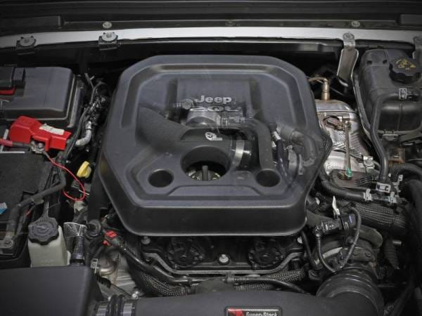 aFe BladeRunner 2 1/2in Intercooler Hot Side Charge Pipe 18-21 Jeep Wrangler JL L4-2.0L (t) - Black - 46-20468-B thumbnail 5