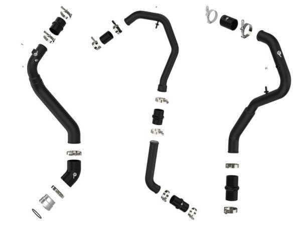 aFe Bladerunner Intercoolers I/C Tubes Hot/Cold 2021+ Ford F-150 V6-2.7L (tt) - Black - 46-20474-B thumbnail 5