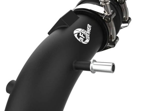 aFe Bladerunner Intercooler Cold Charge Pipe Black 3.5-2.75in 2021+ Ford F-150 V6-2.7L (tt) - 46-20479-B thumbnail 3