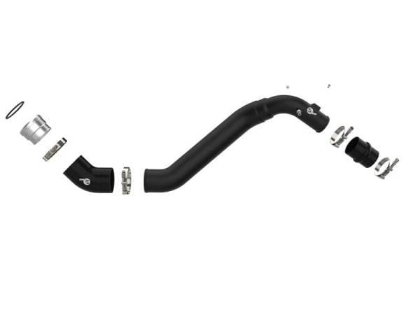 aFe Bladerunner Intercooler Cold Charge Pipe Black 3.5-2.75in 2021+ Ford F-150 V6-2.7L (tt) - 46-20479-B thumbnail 4