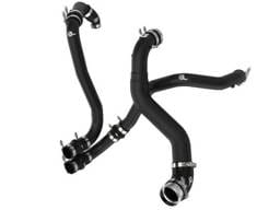 aFe BladeRunner 21-22 Ford F-150 Ecoboost V6-3.5L(tt) Aluminum Hot and Cold Charge Pipe Kit Black - 46-20514-B