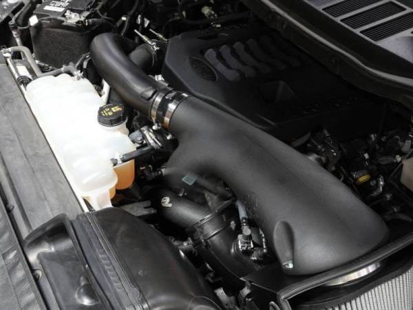 aFe BladeRunner 21-22 Ford F-150 Ecoboost V6-3.5L(tt) Aluminum Hot and Cold Charge Pipe Kit Black - 46-20514-B thumbnail 6