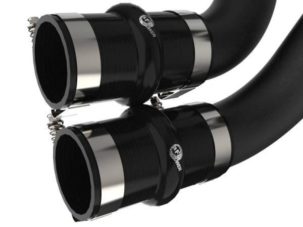 aFe 21-22 Ford F-150/Raptor V6-3.5L (tt) BladeRunner 2.5in Aluminum Hot Charge Pipe Black - 46-20518-B thumbnail 2
