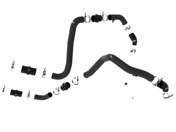 aFe 21-22 Ford F-150/Raptor V6-3.5L (tt) BladeRunner 2.5in Aluminum Hot Charge Pipe Black - 46-20518-B thumbnail 6