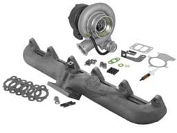 aFe Power Bladerunner Turbocharger w/ Exhaust Manifold  98.5-02 Dodge Diesel Trucks L6-5.9 (td) - 46-60060-MB