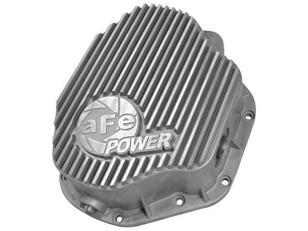 afe Rear Differential Cover (Raw; Street Series); Dodge Diesel Trucks 94-02 L6-5.9L (td) - 46-70030