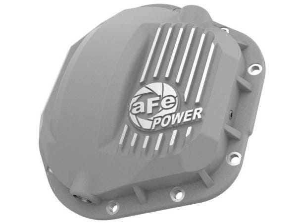 afe Front Differential Cover (Raw; Street Series); Ford Diesel Trucks 94.5-14 V8-7.3/6.0/6.4/6.7L - 46-70080 thumbnail 2