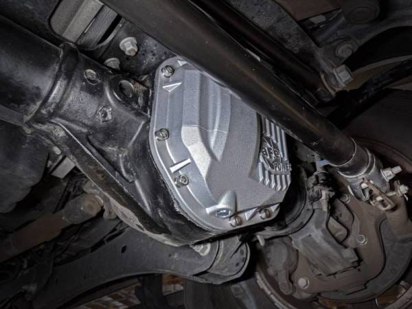 afe Front Differential Cover (Raw; Street Series); Ford Diesel Trucks 94.5-14 V8-7.3/6.0/6.4/6.7L - 46-70080 thumbnail 3