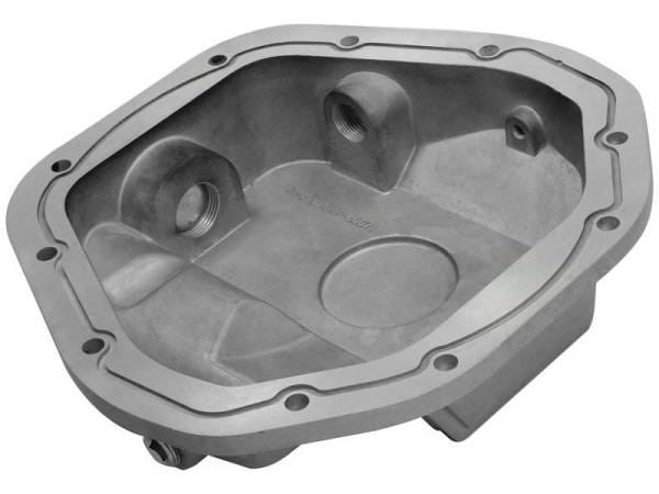 afe Front Differential Cover (Raw; Street Series); Ford Diesel Trucks 94.5-14 V8-7.3/6.0/6.4/6.7L - 46-70080 thumbnail 4