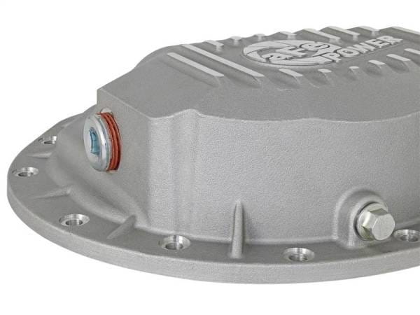 afe Front Differential Cover (Raw; Street Series); Dodge Diesel Trucks 03-12 L6-5.9/6.7L (td) - 46-70040 thumbnail 2