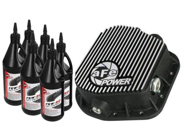 aFe Power Rear Diff Cover (Machined) 12 Bolt 9.75in 97-16 Ford F-150 w/ Gear Oil 4 QT - 46-70152-WL thumbnail 2
