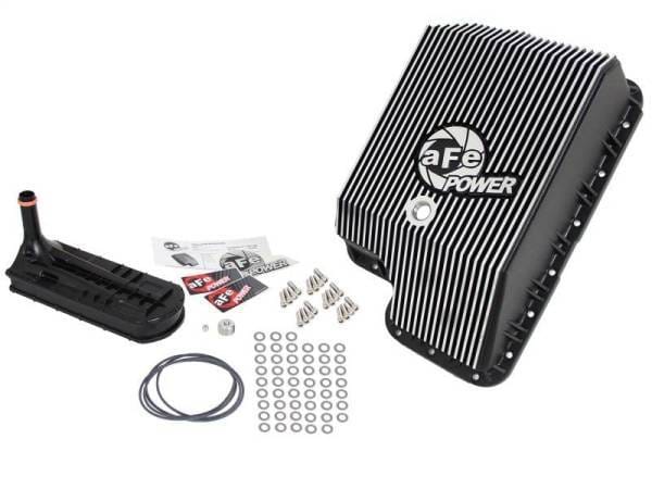 afe Transmission Pan (Black); Ford Diesel Trucks 03-10 V8-6.0/6.4L (td) - 46-70122-1 thumbnail 3