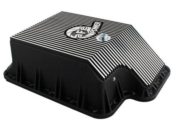afe Transmission Pan (Black); Ford Diesel Trucks 03-10 V8-6.0/6.4L (td) - 46-70122-1 thumbnail 4
