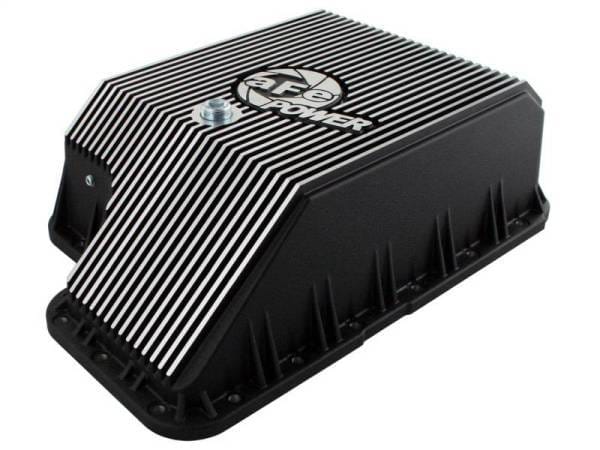 afe Transmission Pan (Black); Ford Diesel Trucks 03-10 V8-6.0/6.4L (td) - 46-70122-1 thumbnail 7
