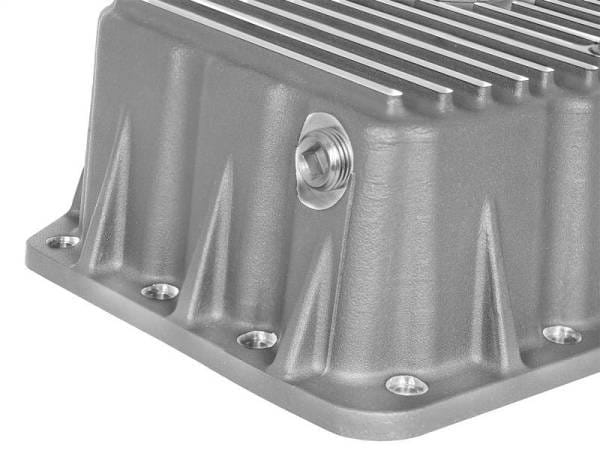 aFe Street Series Engine Oil Pan Raw w/ Machined Fins; 11-17 Ford Powerstroke V8-6.7L (td) - 46-70320 thumbnail 3