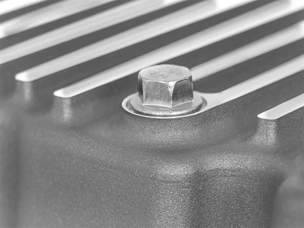 aFe Street Series Engine Oil Pan Raw w/ Machined Fins; 11-17 Ford Powerstroke V8-6.7L (td) - 46-70320 thumbnail 5