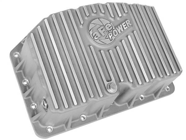 aFe Street Series Engine Oil Pan Raw w/ Machined Fins; 11-17 Ford Powerstroke V8-6.7L (td) - 46-70320 thumbnail 6