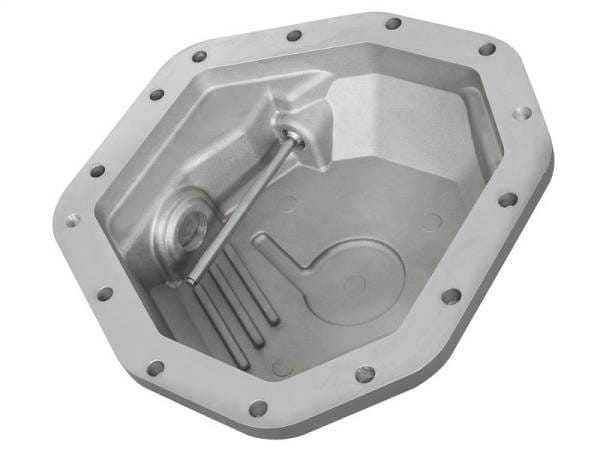 aFe Power Street Ser Rear Diff Cover Raw w/Mach Fin 2017 Ford Diesel Trucks V8-6.7L(td) Dana M275-14 - 46-70350 thumbnail 5