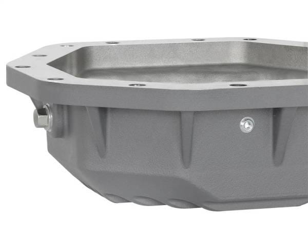 aFe Power Street Ser Rear Diff Cover Raw w/Mach Fin 2017 Ford Diesel Trucks V8-6.7L(td) Dana M275-14 - 46-70350 thumbnail 6